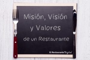 Guía para escribir la misión, visión y valores de un restaurante