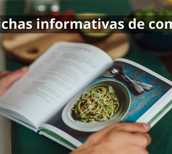Ficha informativa de comida para niños