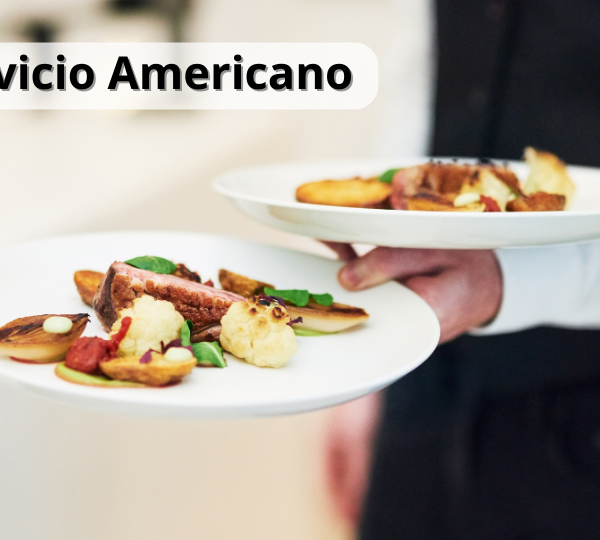 Montaje de mesa servicio americano