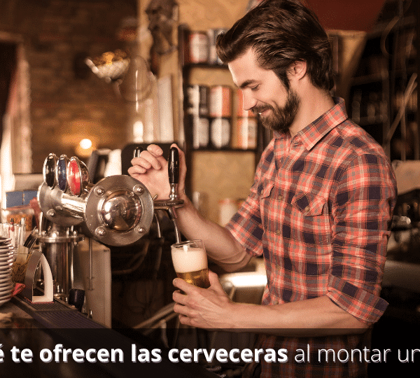 Qué te ofrecen las cerveceras al montar un bar