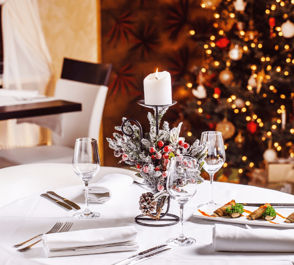 Restaurantes con decoración navideña