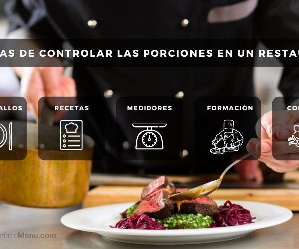 Cómo calcular las porciones de comida en un restaurante