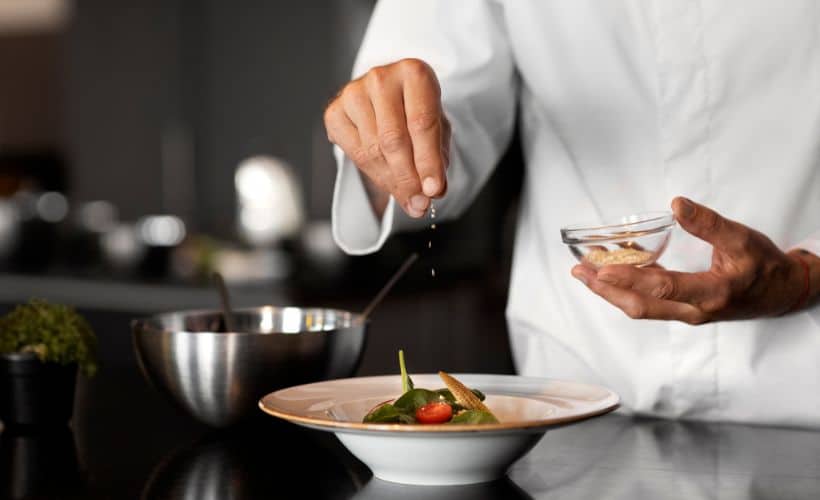 Peso de la ración de Restaurante