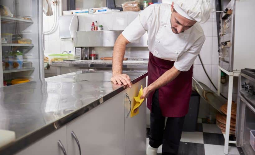 Plan de limpieza cocina restaurante