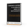 7 Errores comunes al abrir un restaurante (Ebook)