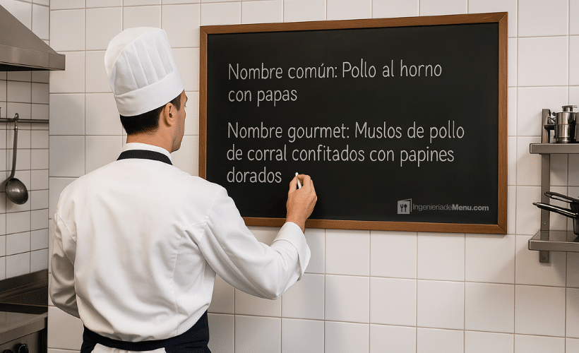 Nombres gourmet para platos comunes
