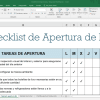 Checklist de tareas de bar y restaurante
