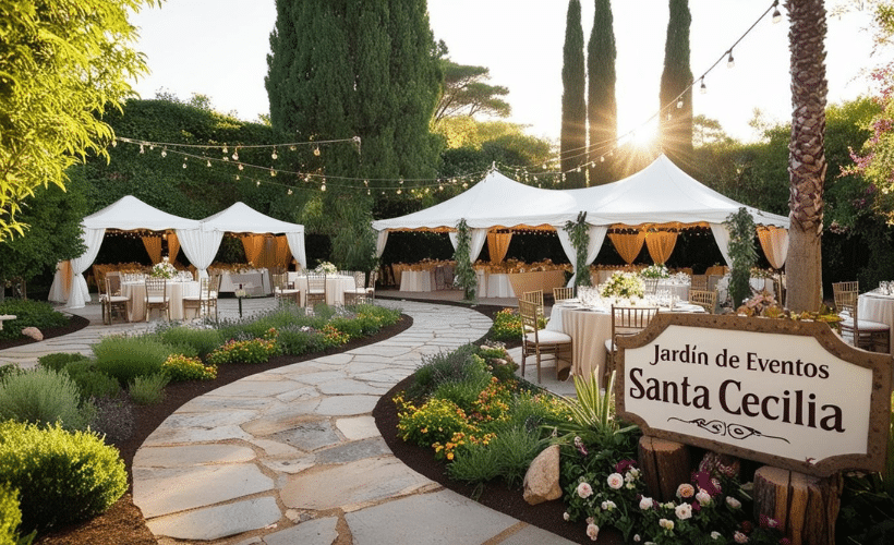 Nombres para un jardin de eventos