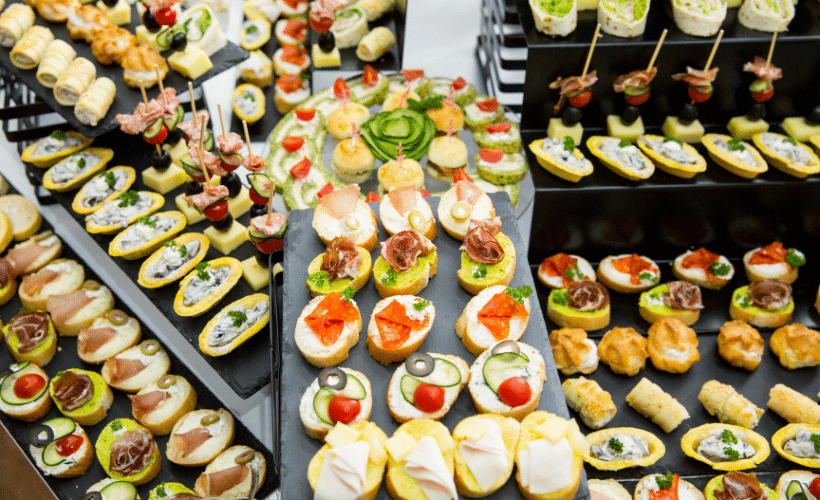 Tipos de eventos de catering