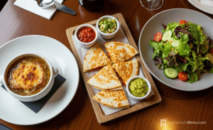 Recetas estándar de entradas para menú de restaurante
