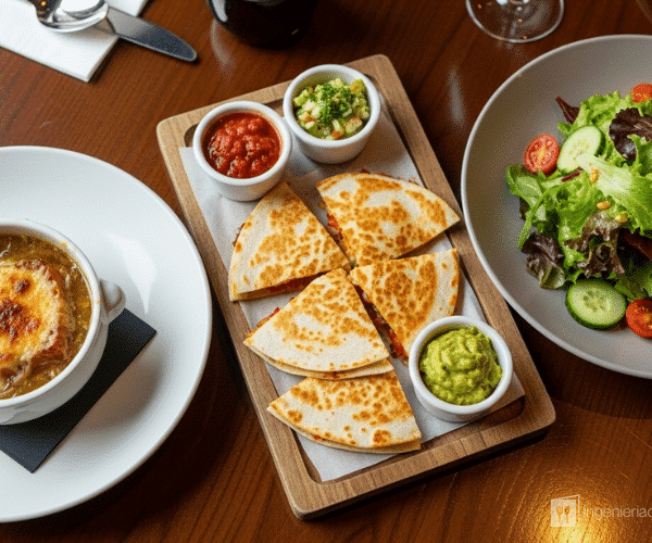 Recetas estándar de entradas para menú de restaurante