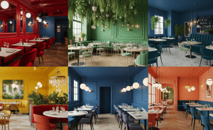 Teoría del color para restaurantes