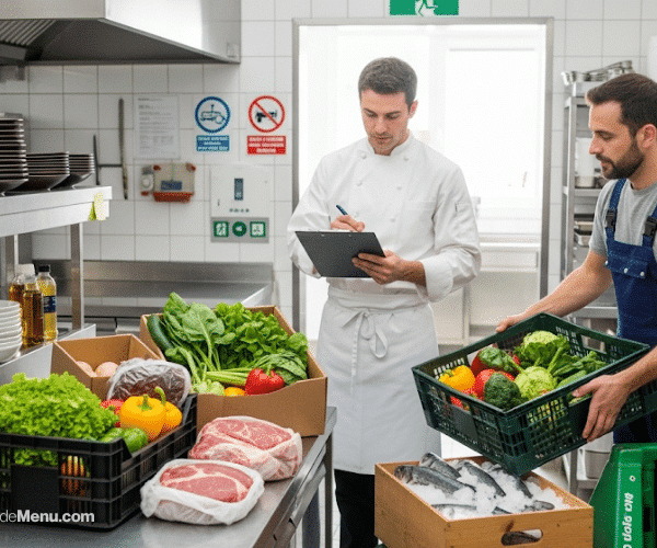 Como recibir las materias primas en un restaurante