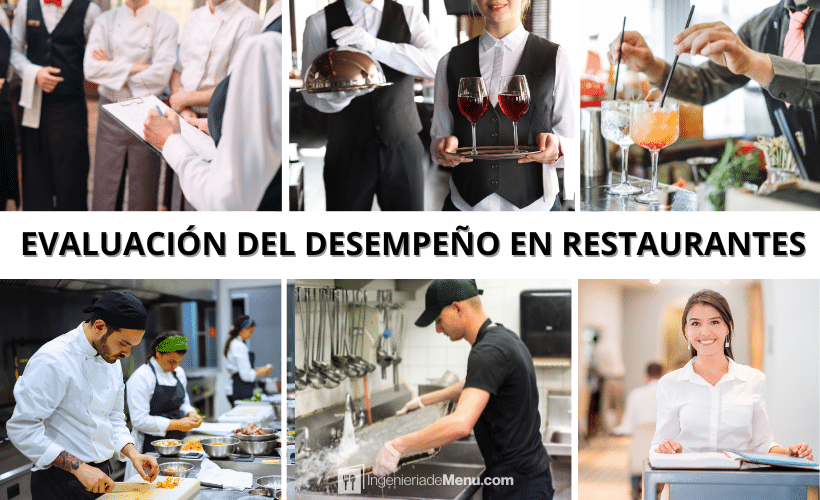 Formatos de evaluacion de desempeño de un restaurante