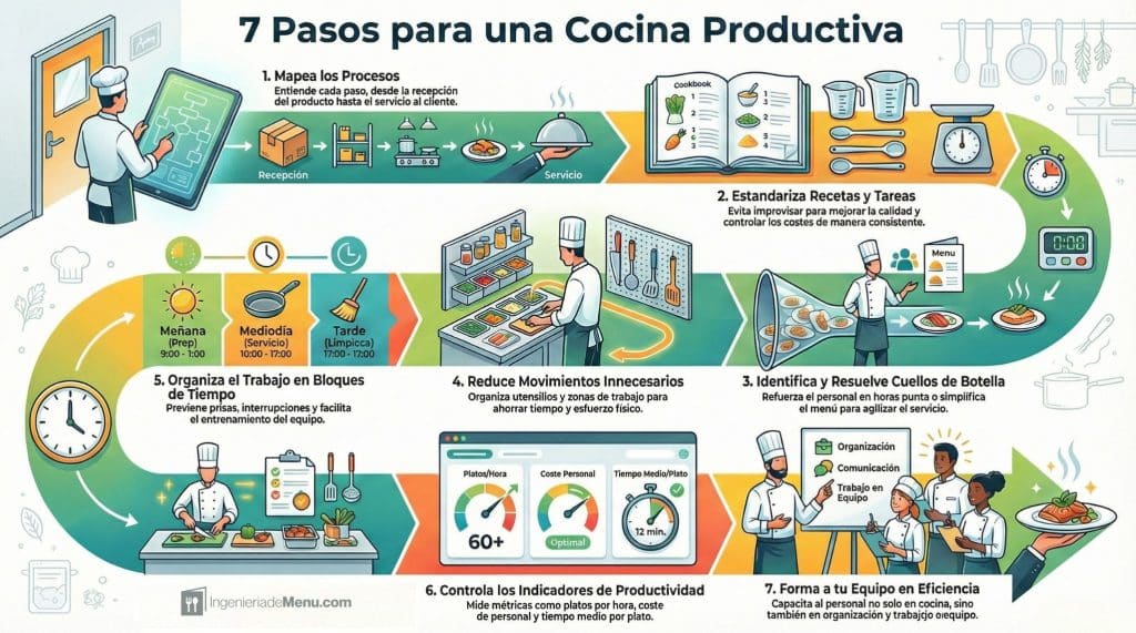 Como medir la productividad en un restaurante