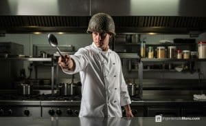 economía de guerra en restaurantes