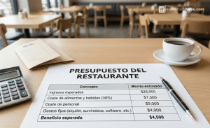 Como hacer un presupuesto de restaurante