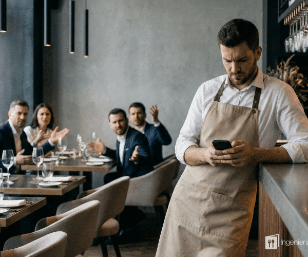Errores en atención al cliente en un restaurante