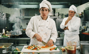 Primer día de trabajo en cocina