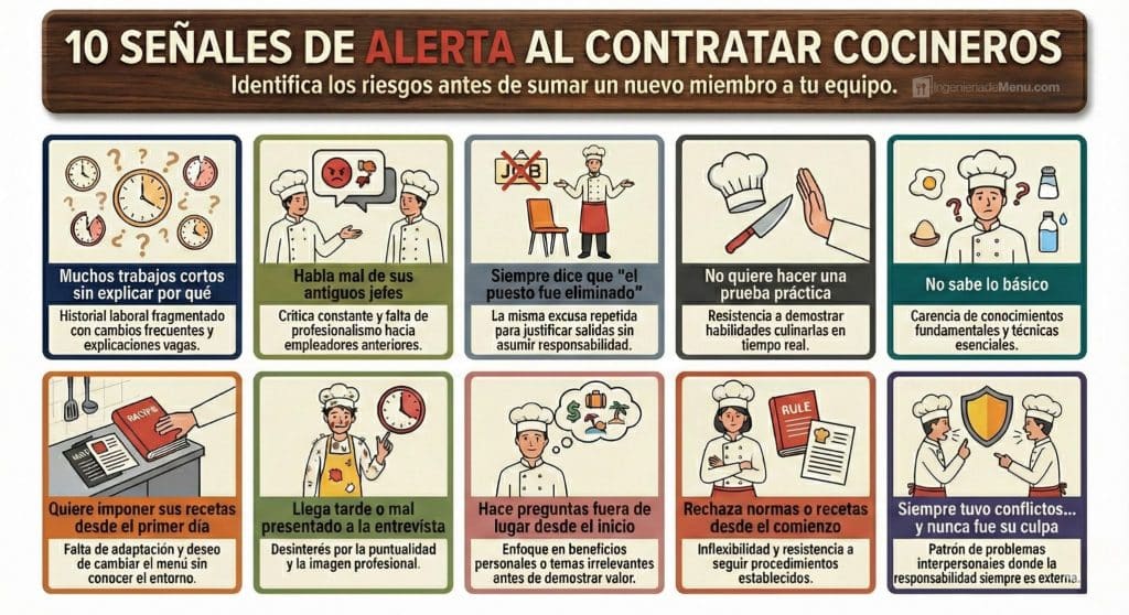 Cómo seleccionar personal de cocina en un restaurante