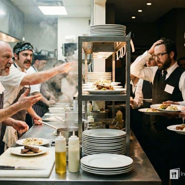 Conflictos entre cocina y sala en un restaurante