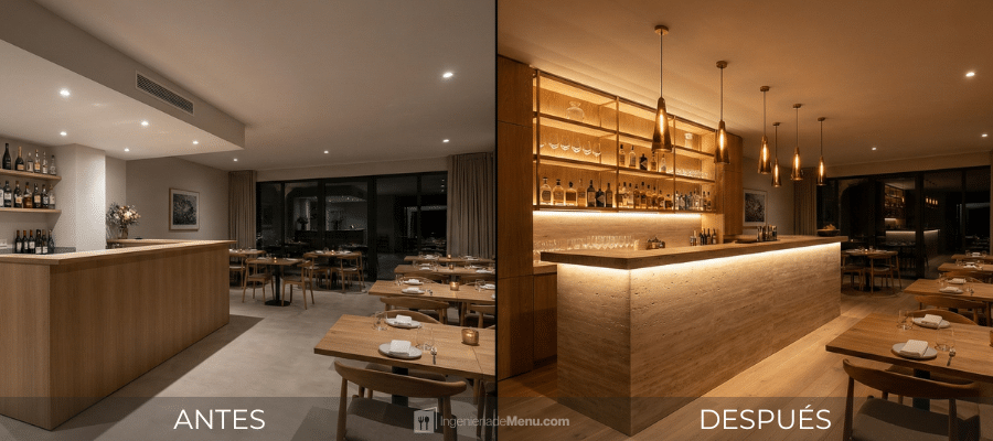 Mejorar la barra del bar