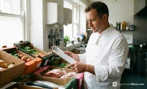 Plan de compras de un restaurante