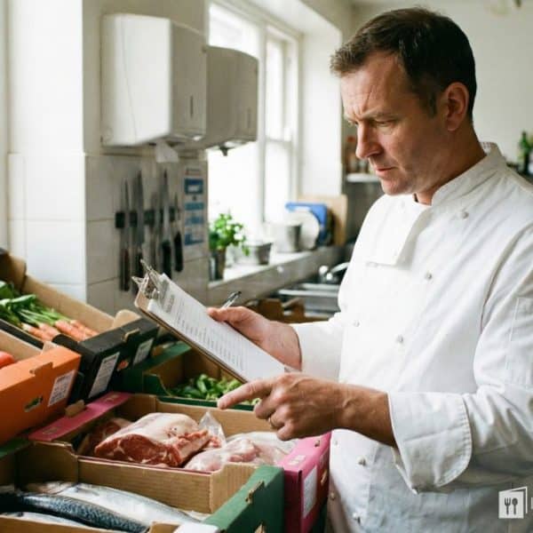 Plan de compras de un restaurante