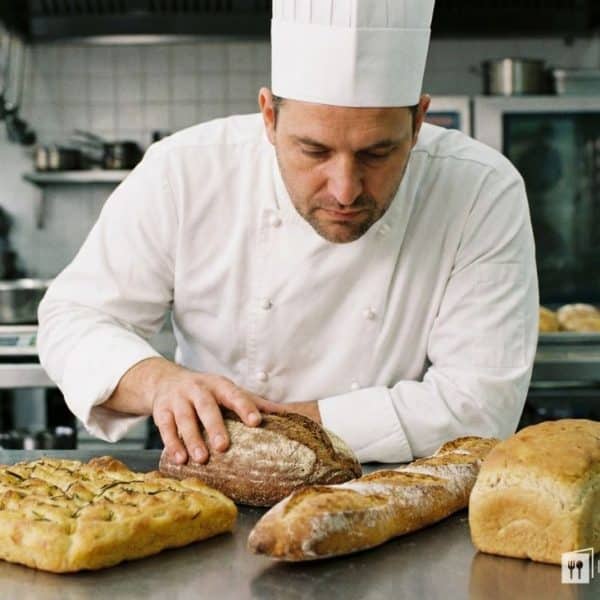 Tipos de pan en un restaurante