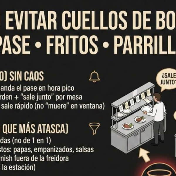 Cómo evitar atascos en la cocina: 5 Reglas básicas