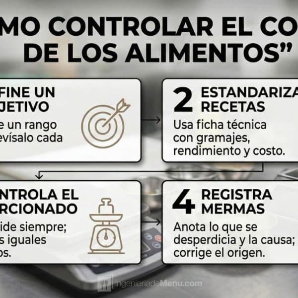 Cómo controlar el costo de los alimentos en un restaurante