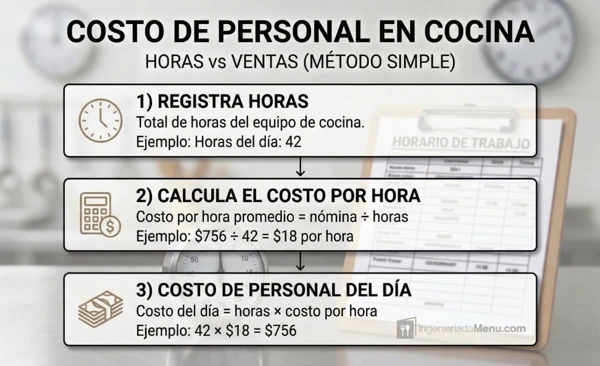 Costo de personal en cocina