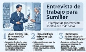 Preguntas y respuestas para entrevista de Sumiller