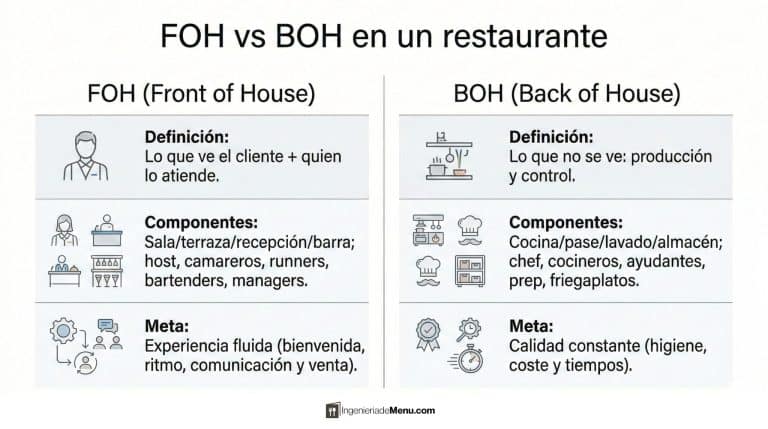 Foh Script ¿Qué es FOH y el BOH en un restaurante? Ejemplos