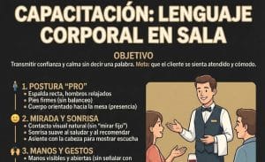 Lenguaje corporal en sala: Guía práctica para camareros