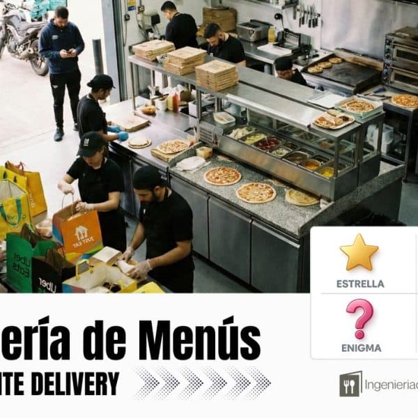Restaurante de Comida a Domicilio: Análisis de ingeniería de menús