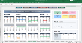 Horario semanal de trabajo