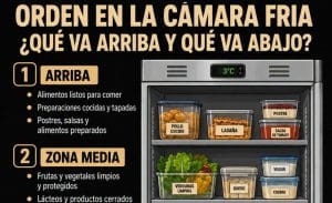 Cómo organizar una cámara frigorífica en un restaurante