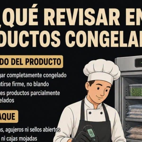 Cómo revisar los alimentos congelados al recibirlos en un restaurante